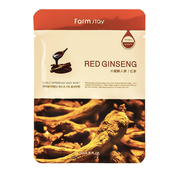 FarmStay Visible Difference Mask Sheet Red Ginseng