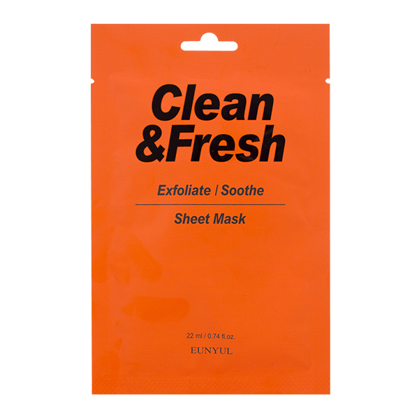 EUNYUL Clean&Fresh Exfoliate/Soothe Sheet Mask