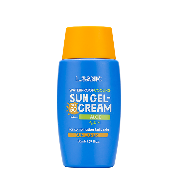 L.Sanic Sun Expert Aloe Waterproof Cooling Sun Gel-Cream SPF 50/PA++++