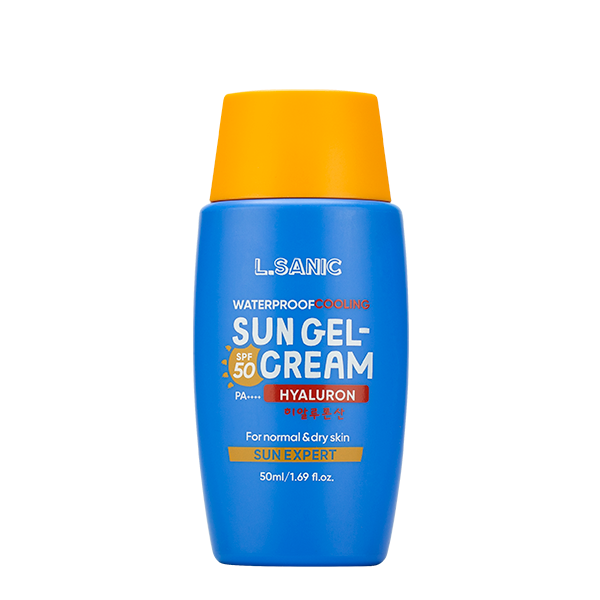 L.Sanic Sun Expert Hyaluronic Acid Waterproof Cooling Sun Gel-Cream SPF 50/PA++++