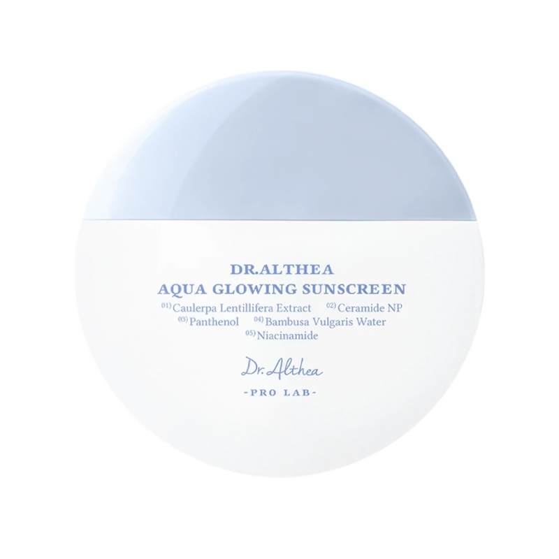 Dr.Althea Aqua Glowing Sunscreen SPF50+ PA++++
Dr.Althea Aqua Glowing Sunscreen SPF50+ PA++++