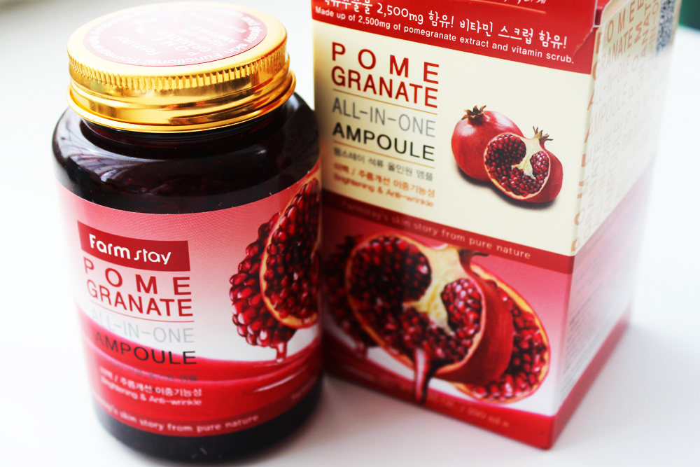 Ампульная сыворотка FarmStay All-in-one Ampoule Pomegranate с гранатом
