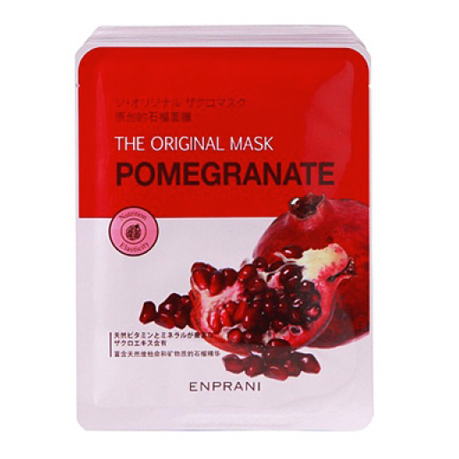 Тканевая маска для лица с экстрактом граната Enprani The Original Pomegranate Mask