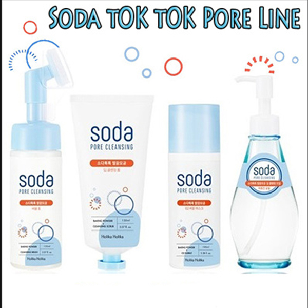 Воздушная пенка для умывания с щеточкой Holika Holika Soda Tok Tok Clean Pore Bubble Foam 34368494 - фото 2