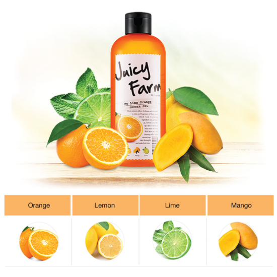 Missha Juicy Farm Shower Gel (My Lime Orange)