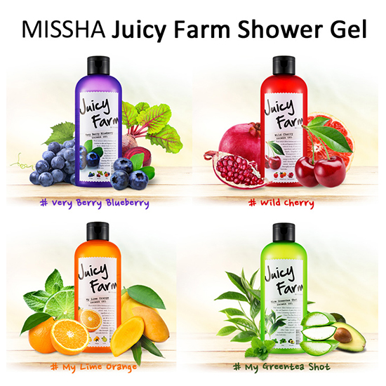 Missha Juicy Farm Shower Gel (Wild Cherry)