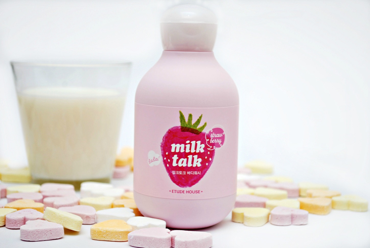 Etude House Milk Talk Body Wash Strawberry