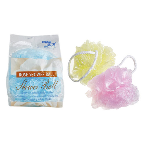 Мочалка для душа Flower Ball Rose Sungbo Cleamy Clean & Beauty Flower Ball Rose Shower Ball 69100762