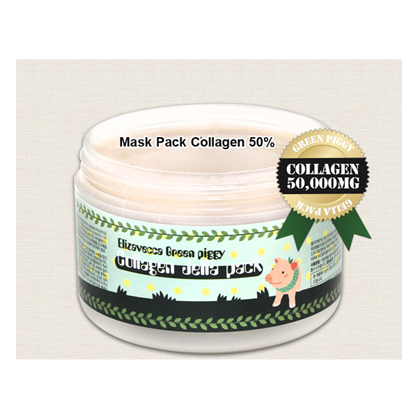 Ночная маска для лица с коллагеном 
Elizavecca Green Piggy Collagen Jella Pack
