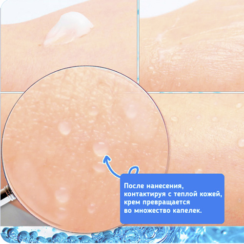 Увлажняющий гиалуроновый крем для лица Elizavecca Aqua Hyaluronic Acid Water Drop Cream 18750505 - фото 3