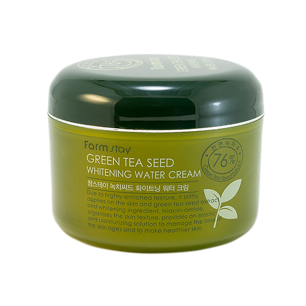 Увлажняющий крем для лица с зелёным чаем FarmStay Green Tea Seed Whitening Water Cream 17287065 - фото 1