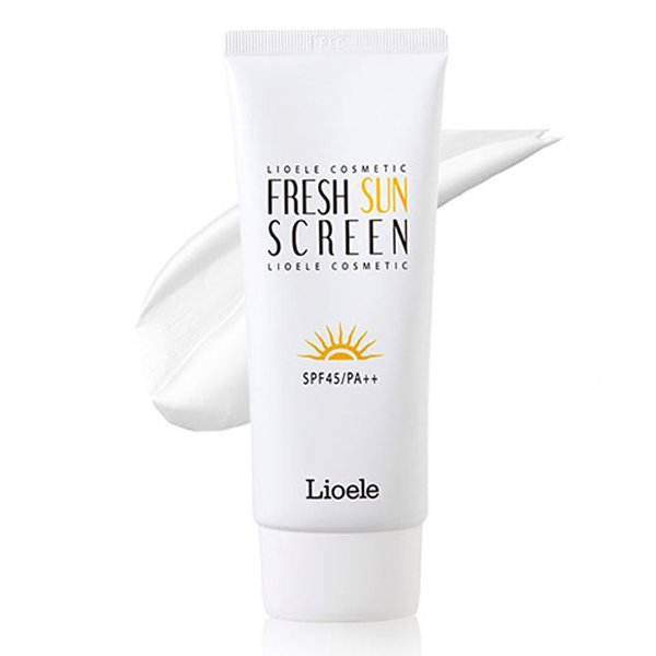 Солнцезащитный крем SPF 45 PA++ Lioele Fresh Sun Screen SPF 45 PA++