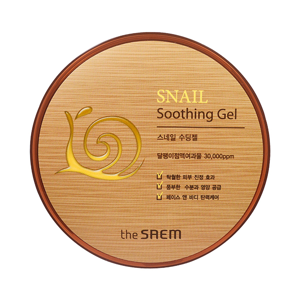 Универсальный гель с муцином улитки The Saem Snail Soothing Gel 300 ml (300 мл)