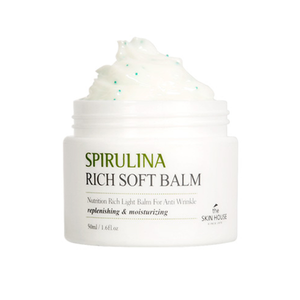 Крем-бальзам для лица со спирулиной, 50мл The Skin House Spirulina Rich Soft Balm