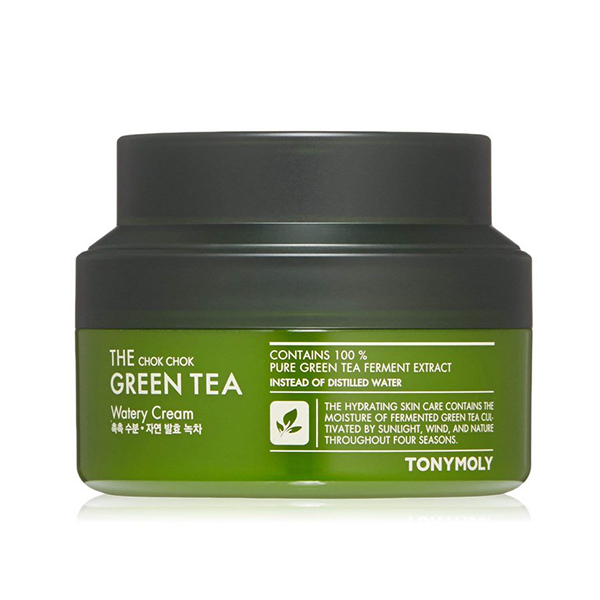 Крем с экстрактом зеленого чая Tony Moly The Chok Chok Green Tea Watery Cream