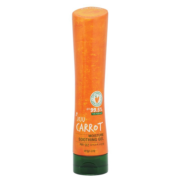 Гель для лица и тела увлажняющий с экстрактом моркови, 250мл Welcos Kwailnara Jeju Carrot Moisture Soothing Gel