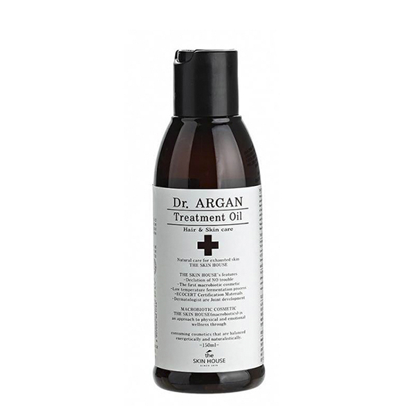 Восстанавливающее аргановое масло The Skin House Dr. Argan Treatment Hair Oil