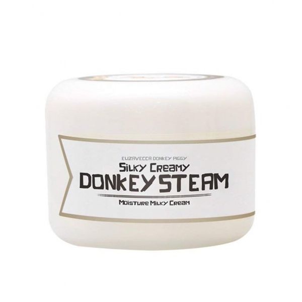 Паровой увлажняющий крем с молоком ослицы Elizavecca Silky Creamy Donkey Steam Moisture Milky 18750307 - фото 1