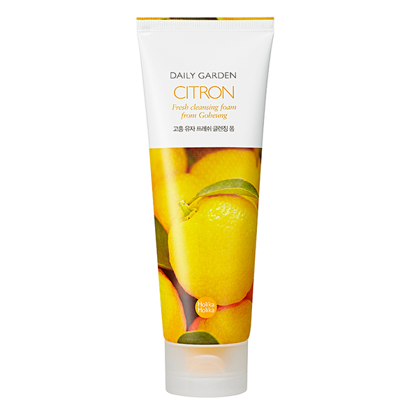 Очищающая пенка с экстрактом цитрусовых Holika Holika Daily Garden Goheung Citron Fresh Cleansing Foam