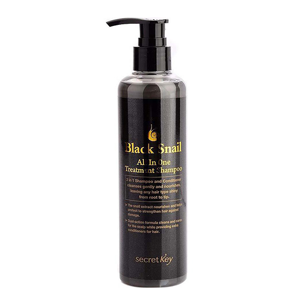 Шампунь улиточный Secret Key Black Snail All in One Treatment Shampoo