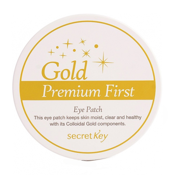Гидрогелевые патчи с золотом Secret Key Gold Premium First Eye Patch