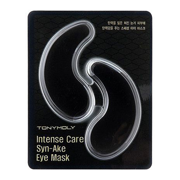 Патчи для глаз с пептидом Syn-Ake Tony Moly Intense Care Syn-Ake Eye Mask 58544836 - фото 1
