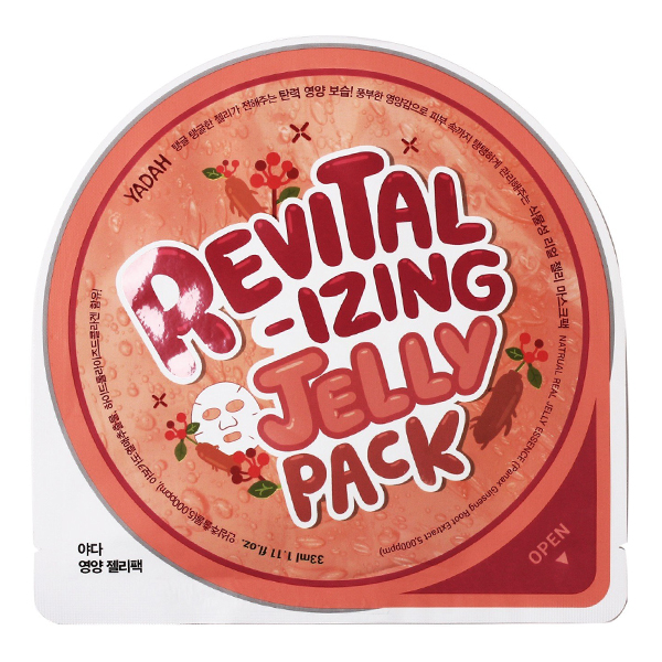Маска для лица оживляющая, 33мл Yadah Revitalizing Jelly Pack