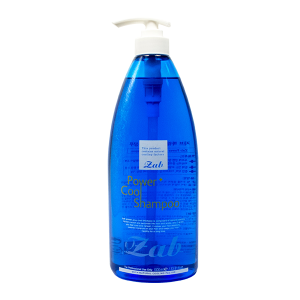 Освежающий шампунь для волос против перхоти Zab PowerPlus Cool Shampoo