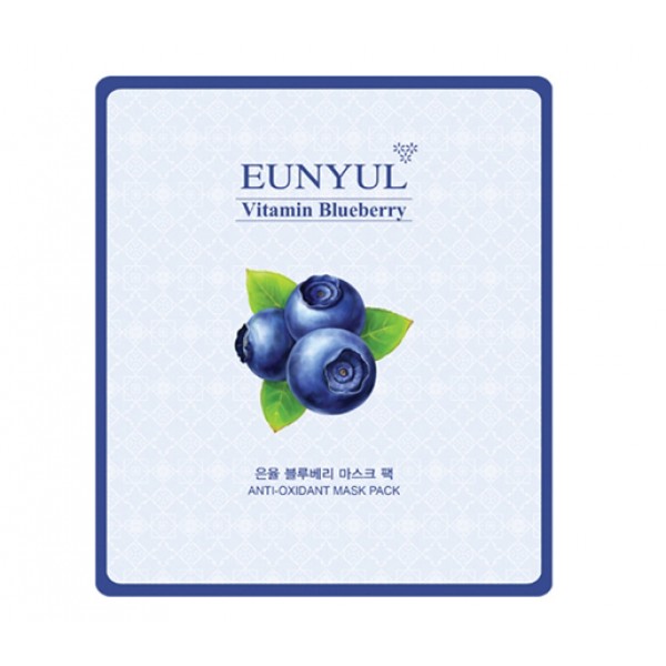 Тканевая маска с черникой&nbsp; Eunyul Blueberry Mask Pack