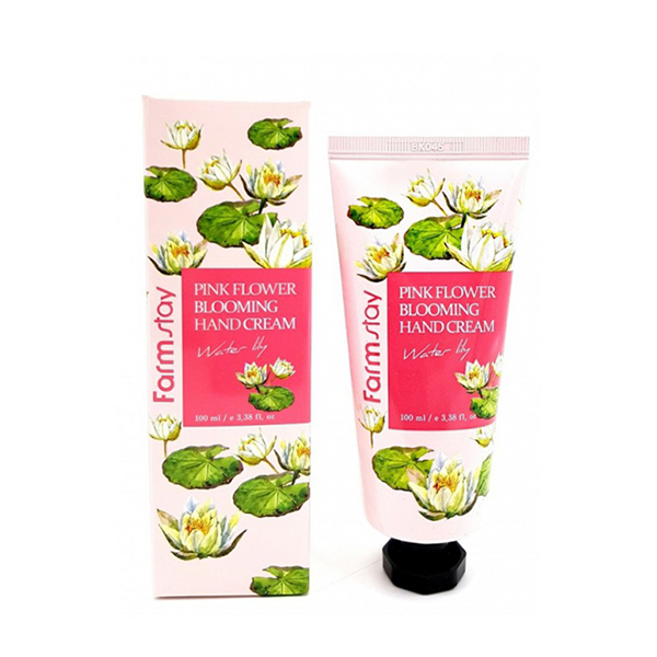 Farmstay Pink Flower Blooming Hand Cream (Water Lily - водяная лилия)