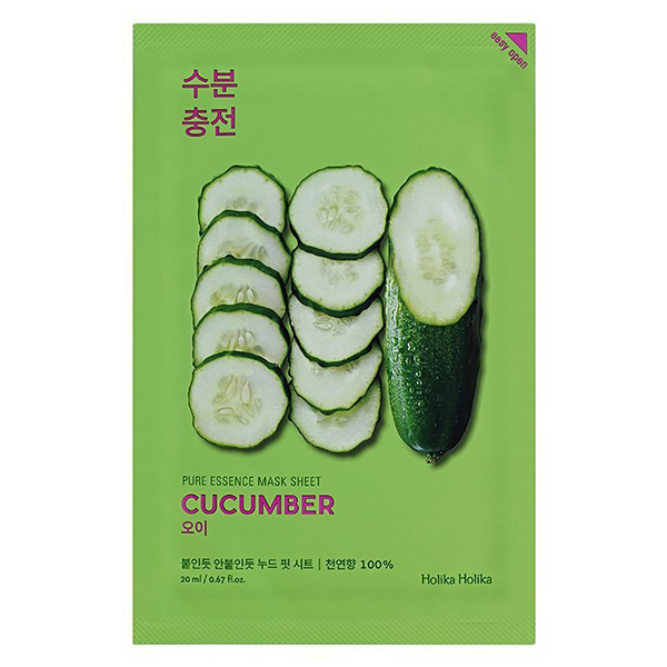 Тканевая маска для лица Holika Holika Pure Essence Mask Sheet Cucumber