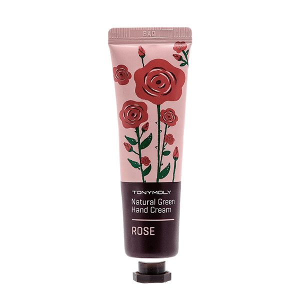 Крем для рук с экстрактом розы, 30мл Tony Moly Natural Green Hand Cream Rose