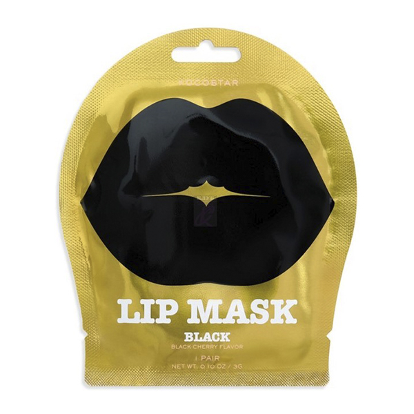 Гидрогелевые патчи для губ с черешней Kocostar Lip Mask Single Pouch Black