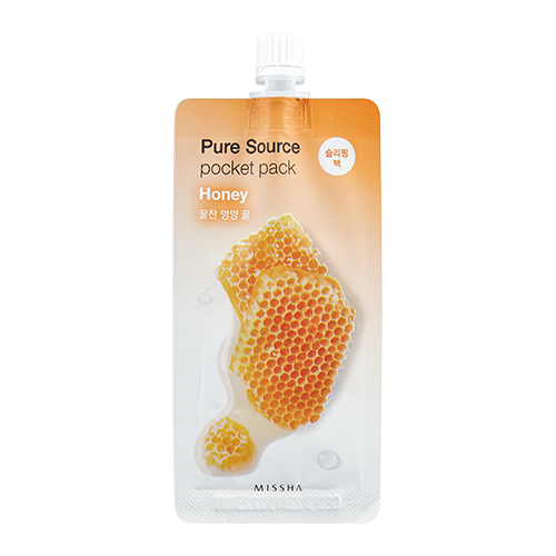 Маска для лица с мёдом  Missha Pure Source Pocket Pack Honey 85781817