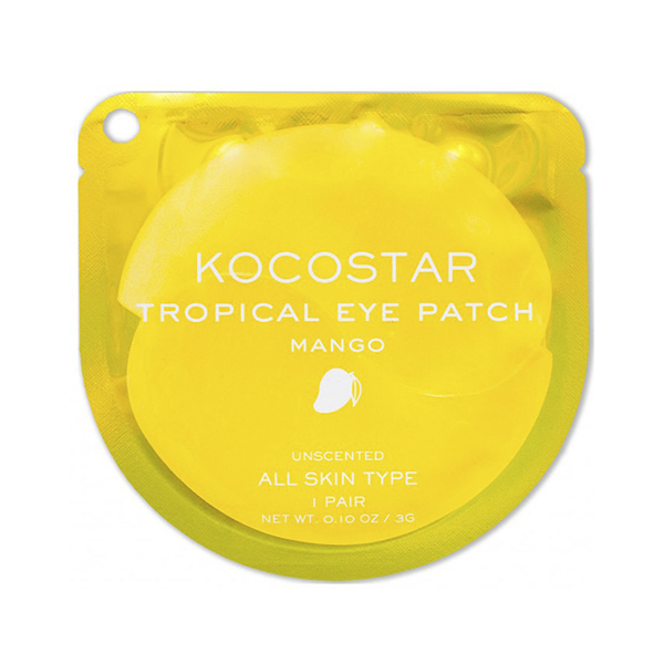 Гидрогелевые патчи для глаз "Тропические фрукты" Kocostar Tropical Eye Patch Mango Single