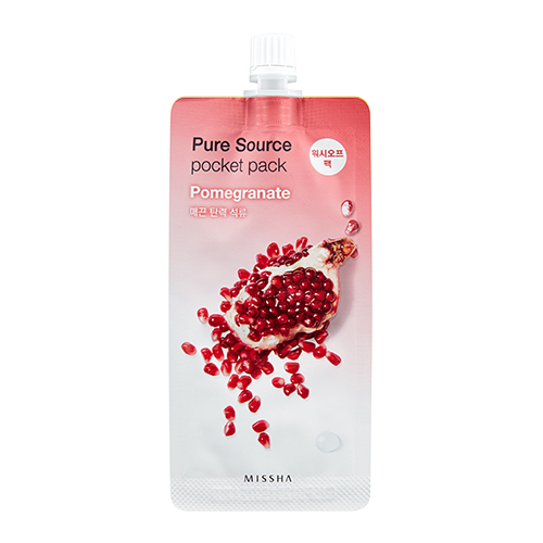 Маска для лица с гранатом  Missha Pure Source Pocket Pack Pomegranate 85781855