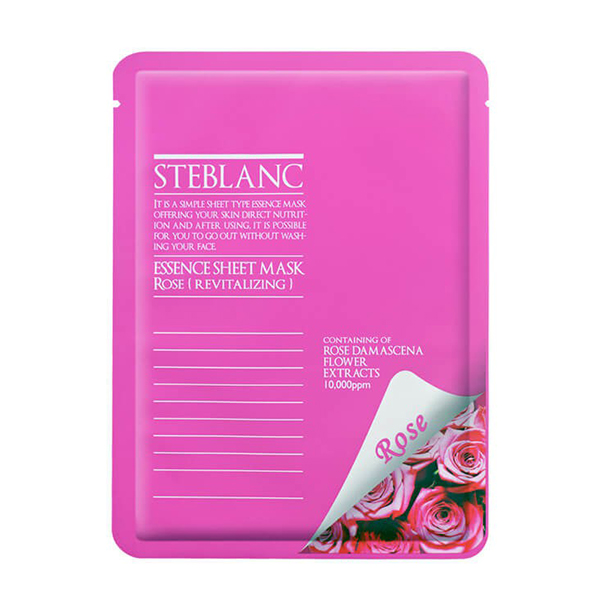 Тканевая маска с розой&nbsp; Steblanc Essence Rose Sheet Mask