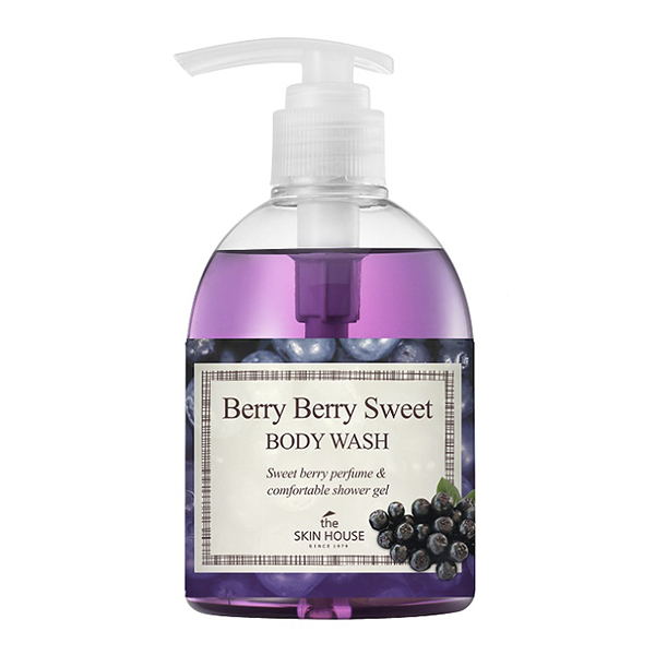 Увлажняющий гель для душа с экстрактом ягод The Skin House Berry Berry Sweet Body Wash
