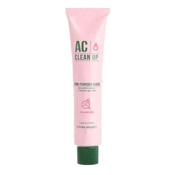Маска для проблемной кожи, 100мл Etude House AC Clean Up Pink Powder Mask