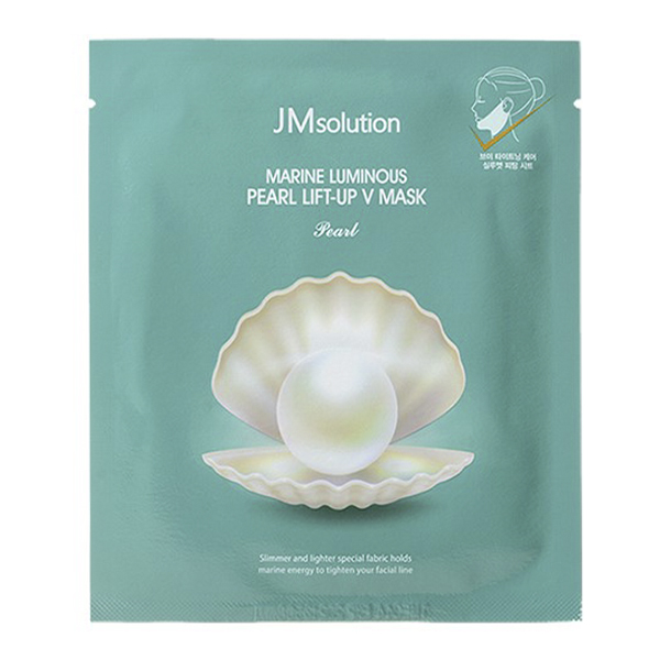 Лифтинг-маска для V зоны с жемчугом JMsolution Marine Luminous Pearl Lift-up V Mask