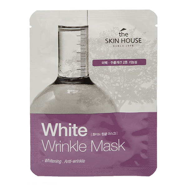 Антивозрастная и осветляющая тканевая маска The Skin House White Wrinkle Mask