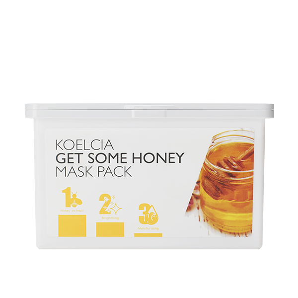 Набор тканевых масок с экстрактом мёда (30 штук) KOELCIA Get Some Honey Mask Pack