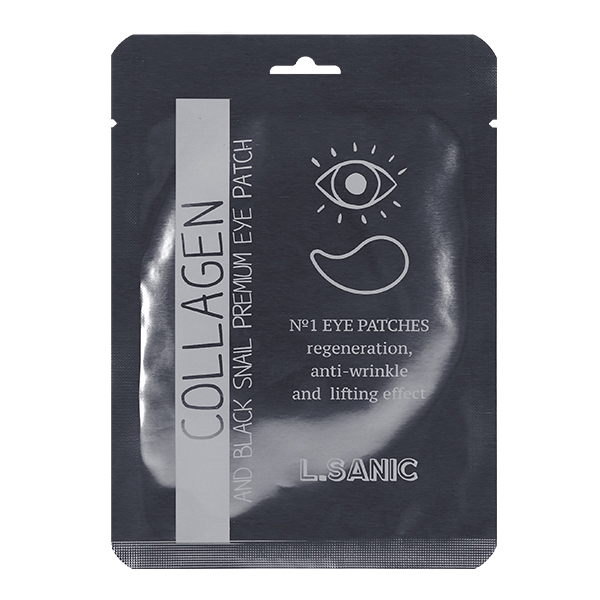 L.Sanic Collagen Аnd Black Snail Premium Eye Patch (Single) 39804272