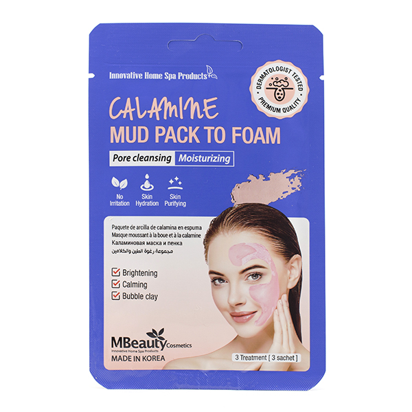 Маска-пенка для жирной кожи MBeauty Calamine Mud Pack To Foam 95013281 - фото 1