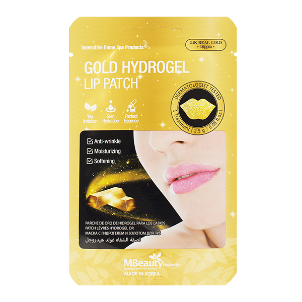 Патч для губ с золотом  MBeauty Gold Hydrogel Lip Patch 08139923 - фото 1