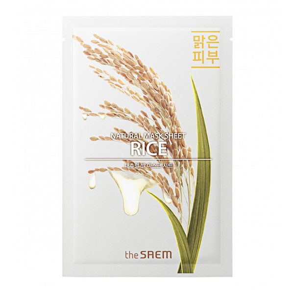 Тканевая маска с рисом The Saem Natural Mask Sheet Rice