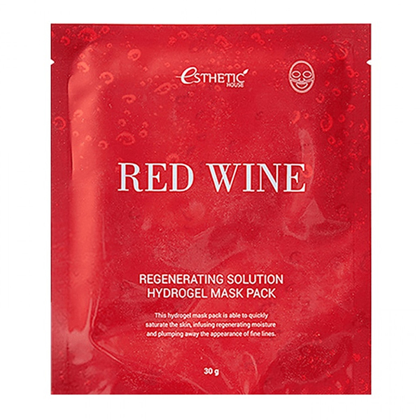 Гидрогелевая маска c экстрактом красного вина&nbsp; Esthetic House Hydrogel Mask Pack Red Wine