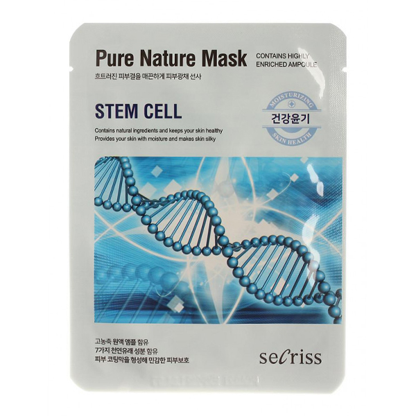 Тканевая маска со стволовыми клетками  Anskin Secriss Pure Nature Stem Cell Mask Pack