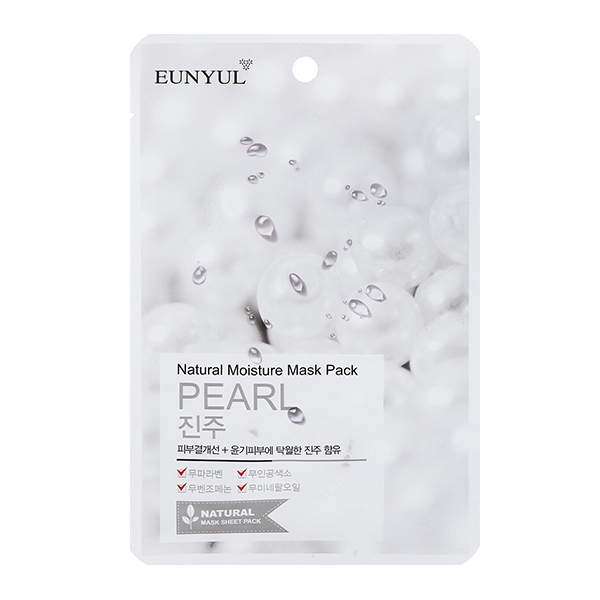 Тканевая маска с жемчугом   Eunyul Natural Moisture Mask Pack Pearl