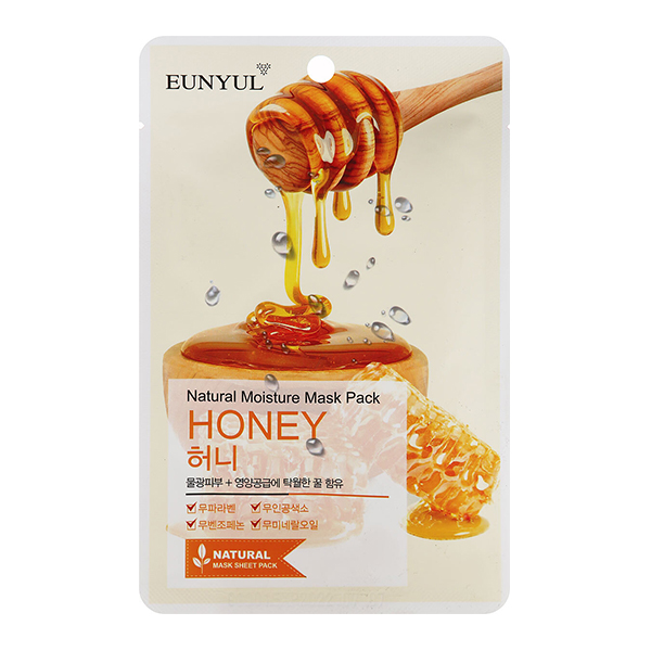 Тканевая маска с мёдом  Eunyul Natural Moisture Mask Pack Honey
